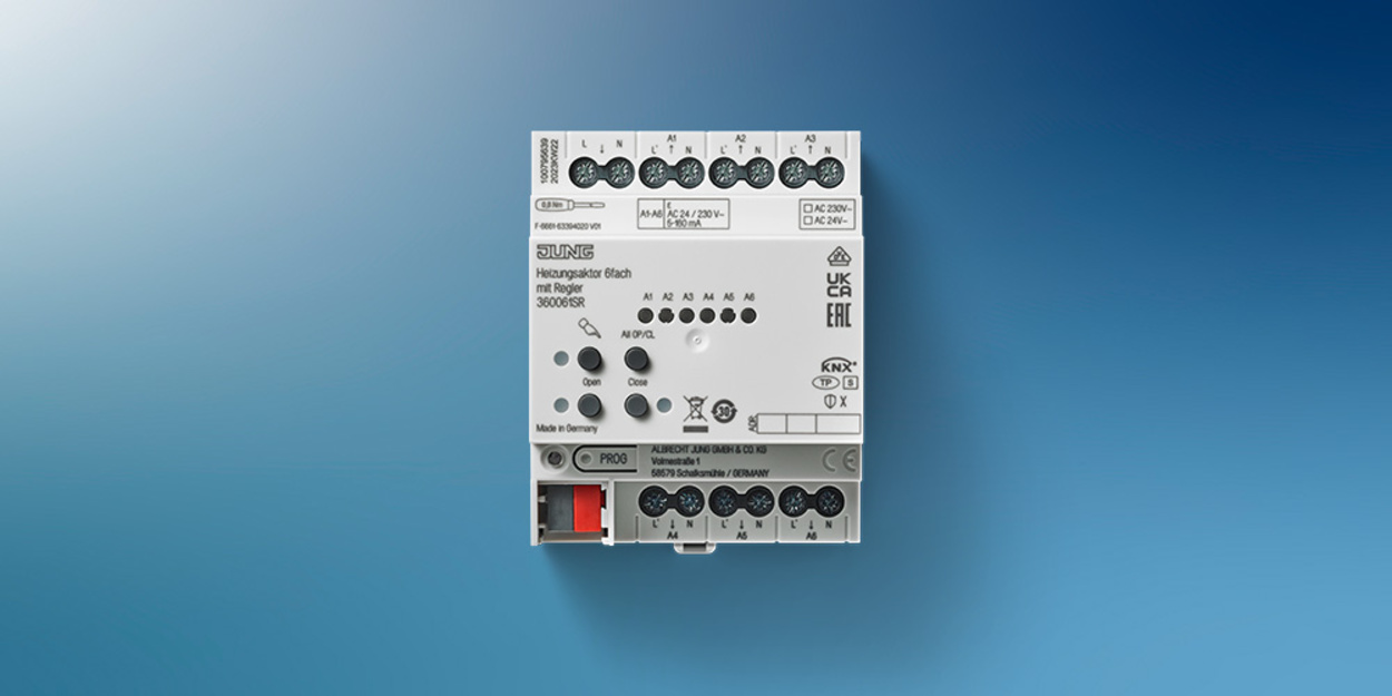 KNX Heizungsaktor 6-fach bei Remo Heyde Elektroinstallation & Service in Tröbitz