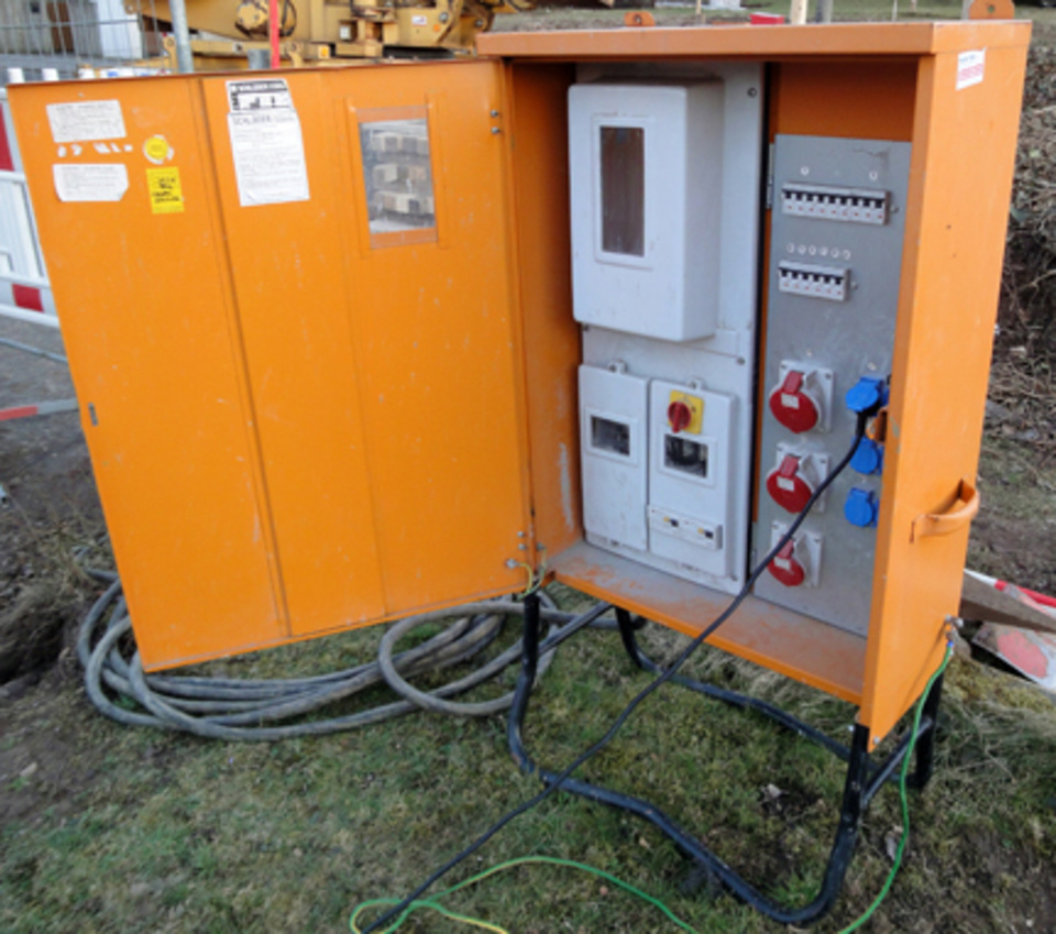 Baustromkasten bei Remo Heyde Elektroinstallation & Service in Tröbitz
